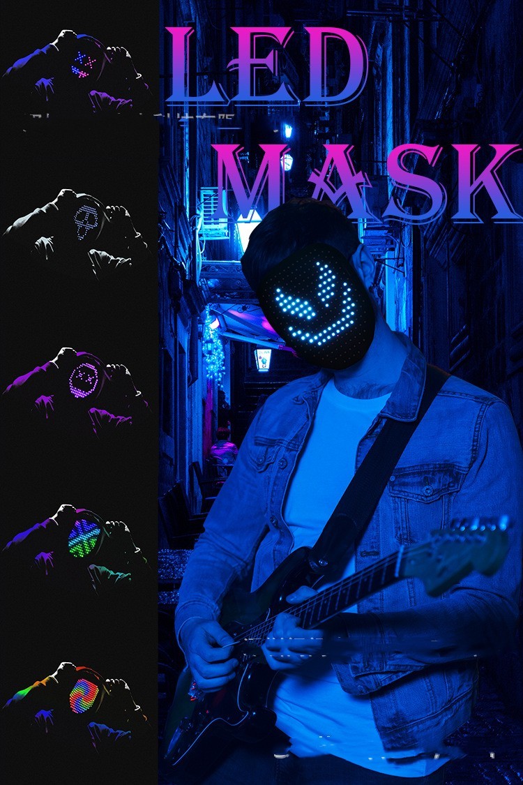 SPOOKY™ | Halloween LED Maske